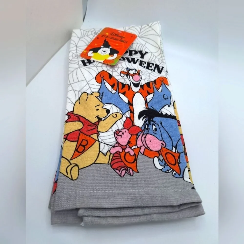 Happy halloween towels, winnie the Pooh and Friends Tigger Eyore Piglet